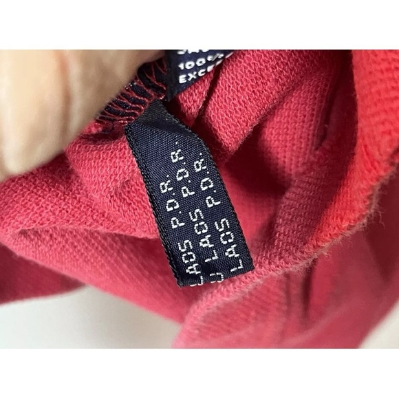 Tommy Hilfiger Red Slim Fit Tommy Polo Medium Short Sleeve NWT - Picture 12 of 13